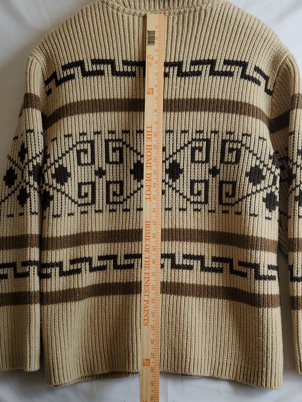 Vintage Pendleton Lebowski."The Dude " Zip-Up Shawl Collar Sweater XL - Picture 7 of 10